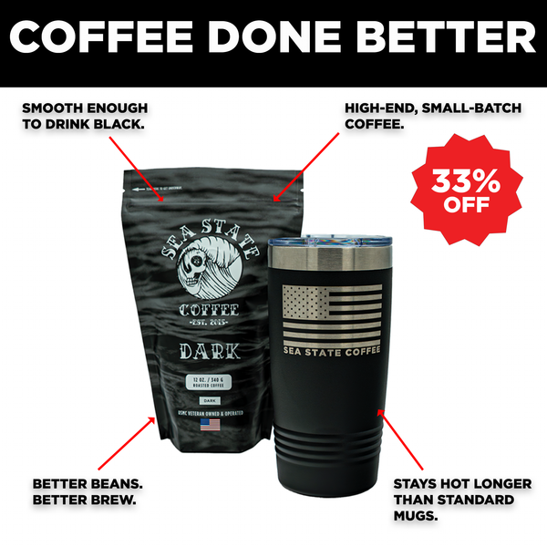 20 oz Tumbler + 12 oz Coffee Bundle